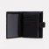 Male purse on the button for auto documents and passports, black color
