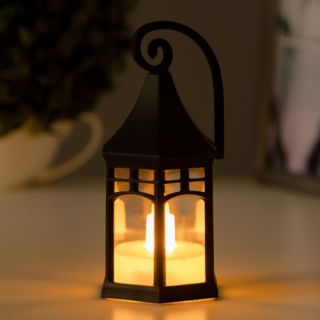 Nightlight "Light Light" LED from batteries 3xlr44 black 6x6x14 cm-2