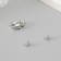 Floor with magnetic metal silver 0.7x1.2x0.7 cm