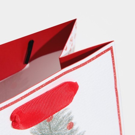 Package Gift New Year's laminated square "New Year's sweets", 14 x 14 x 9 cm, New Year-5