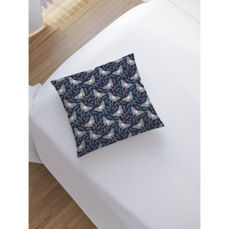 Decorative pillowcase "Moths in the night", on a zipper, size 45x45 cm-1