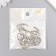 Decor Metal for creativity "Snow" silver 4642 2x1.5 cm