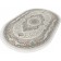 Oval carpet Mashad 1500 G144, size 80x150 cm
