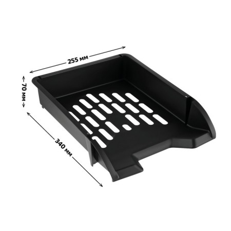 Paper tray Horizontal HEAMM "Leader", black-2