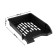 Paper tray Horizontal HEAMM "Leader", black