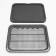 Dog toilet flat without a column 51 x 41 x 4cm gray gray