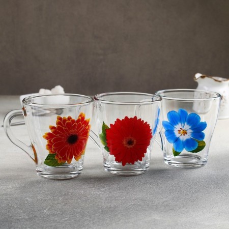 Glass mug "Collection Collection", 250 ml, MIX drawing-2