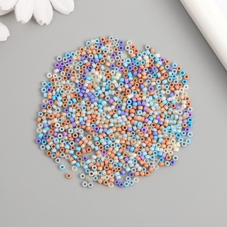 Glass glass 9/0 "Cylinders. Melange. Sky" gloss 450 gr-2