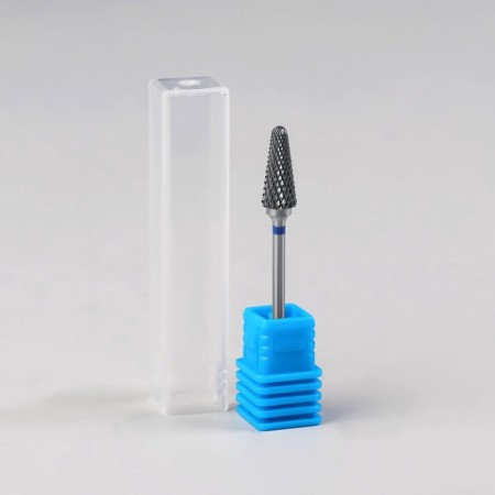 Cool fiber for manicure “cone”, average cut, 6 × 15 mm, in a plastic case-2