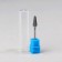 Cool fiber for manicure “cone”, average cut, 6 × 15 mm, in a plastic case