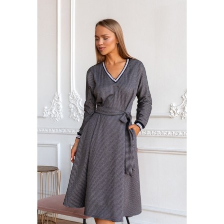 Women's dress, size 42, gray color 5582-3