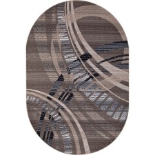 Oval carpet Merinos sierra, size 200x300 cm, color BEIGE-BROWN 2