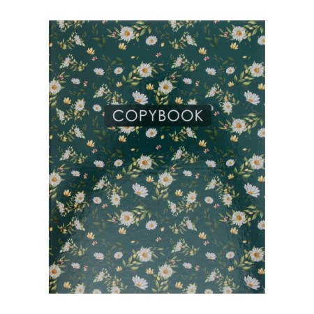 A notebook on the rings of A5 80 sheets in Calligrata Call "Flowers. Pattern", cover 7BC, without cutting down for rings, offset block-2