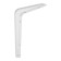 Rectangular bracket 82x120 polymer white, 50 pcs