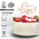 Topper for a wooden cake "Happy Birthday", classic