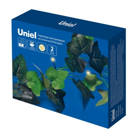 Garden Darwal on the Solar Battery "Poyshc" Uniel, IP44, 2 m, warm white-11