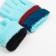 Children's gloves minku colored, col. Blue, 15 rr (15 cm)