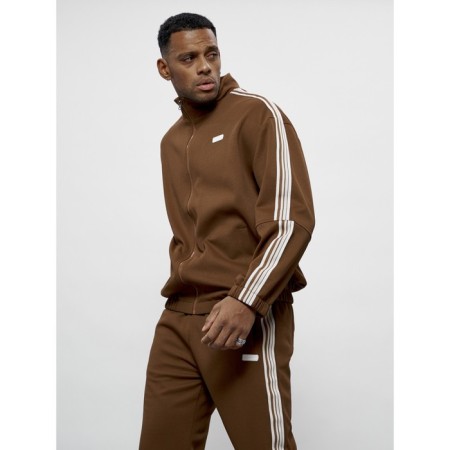Male tracksuit, size 50, brown color-6