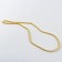 Glass beads, set 140 pcs., Size 1 pc. - 6 mm, yellow color