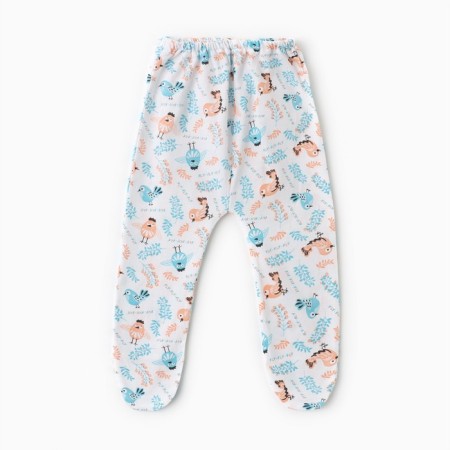 Children's sliders, white color/birds, height 74 cm