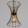 Bayerlux lamp "Anetta" E27 40W gold 16x16x23-123cm