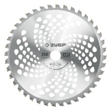 Knife for a trimmer bison NT-40, 71150, diameter 255 mm, landing 25.4 mm, 40 blades