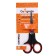Chancellery scissors 14 cm, plastic handles, blister