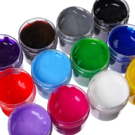 Finger paints 12 colors of 20 ml "Sky and Gonchik", puppy patrol-1