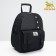 A backpack for carrying animals with a viewing window, black