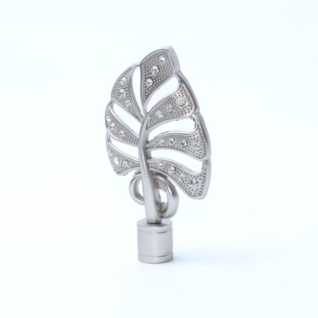 Tips "Diamond Leaf", 2 pcs, d = 16 mm, color satin