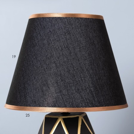 Santano table lamp E14 40W Black-Golden 20x25x39 cm-3