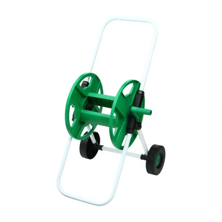 A reel for a hose up to 40 meters, on wheels, metal, PVC plastic, 1/2 ", Greengo-8