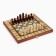 Board game 3 in 1 "Mosaic": chess, backgammon, checkers, board wood 40 x 40 cm