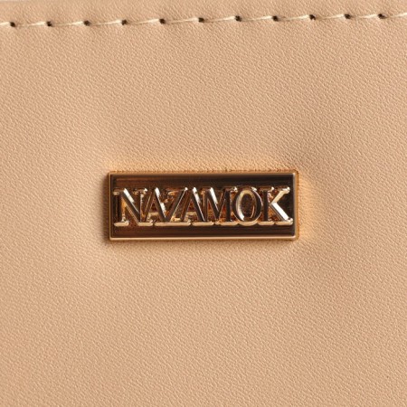 Youth wallet "Nazamok" 12.5x9x2 cm, beige color-4