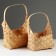 A set of wicker baskets, 34x22x17.5/45.5 cm, 26x18x15.5/38.5 cm, 2 pcs, sequoia