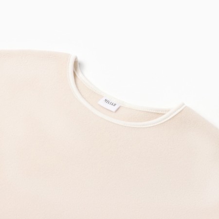Svitshot Children's Minaku: Fleece Soft, beige color, height 128 cm-5