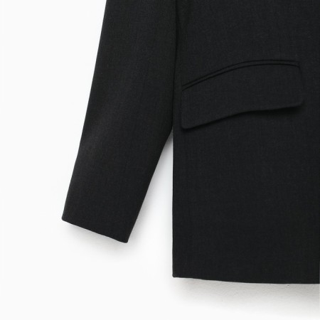Women's jacket with a cut on the back mist size l-xl, color black-9