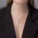 Pearl pearl "chain" Olympia, circle, white color in gold, 40 cm