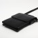 Male bag on the Textura valve, external pocket, black color
