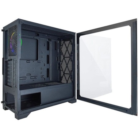AZZA HIVE case Black without BP ATX 8x120mm 5x140mm 2xusb2.0 1xusb3.0 Audio Bott PSU-3