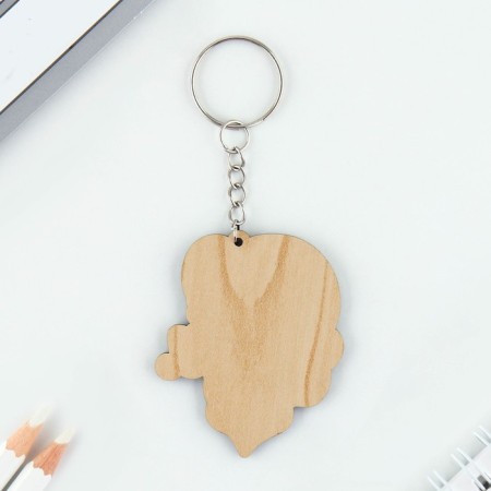 Key keychain "Capricorn", 4.5 x 6 cm-3