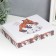 Casket Wood "Three Bear" to leatherette 5.5x24x17 cm