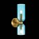 Sconces st. SL1180.211.02. Treviso. 2x40 watts, E14, 12x36 cm, golden color