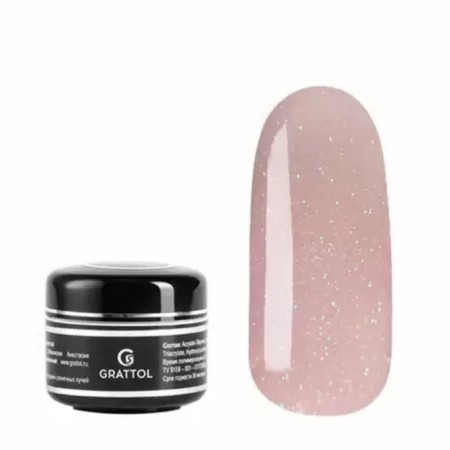 GRATTOL CAMOUFLAGE FARFOR No. 08, 15 ml modeling gel