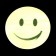 Refinery "smile", d = 11 cm, yellow color