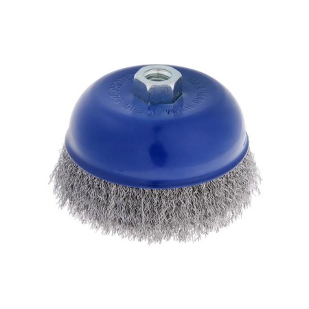 Metal brush for ushm tundra, "cup", M14, 125 mm