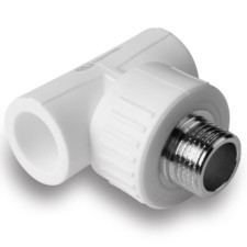 Combined Aqualink, polypropylene tee, d = 20 mm x 3/4 