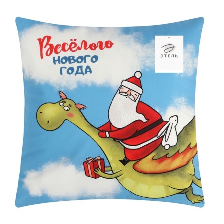 Pillowess Decorative Ethel "Fun New Year", 40x40 cm, 100 polyester, velor-4