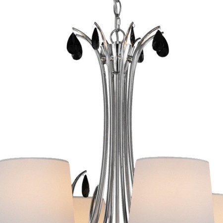 Suspended chandelier Mantra Andrea, E14, 8x20W, 635 mm, chromium color-4