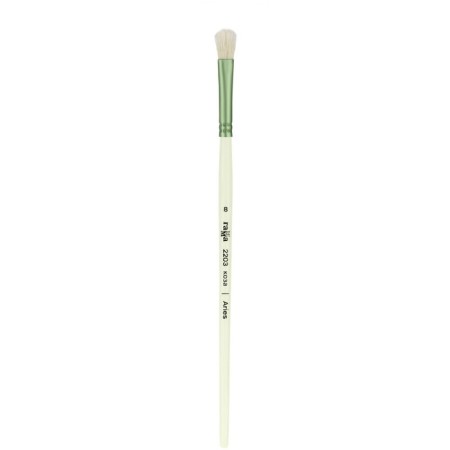 Cossack brush, oval, gamut "Aries" No. 8, short handle-1